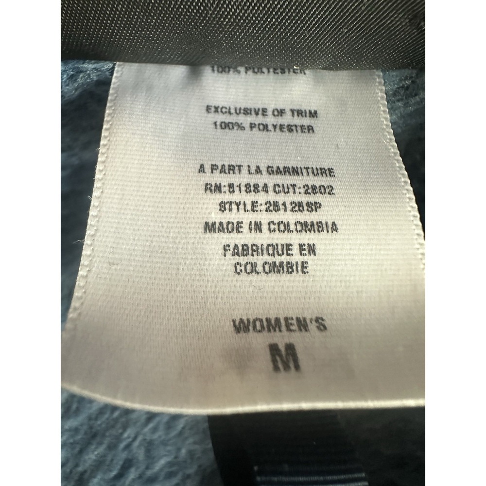 Patagonia Regulator Fleece Vest Womens M Blue Polartec Full Zip Outdoor Hiking - Picture 10 of 11